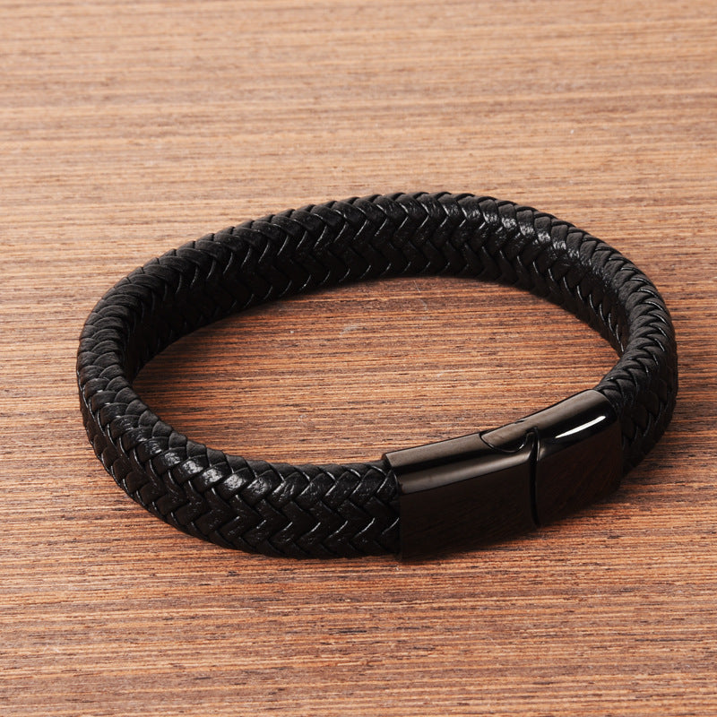 Klassische Lederarmbänder für Männer